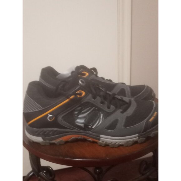 Pearl Izumi Men's X-Alp Seek V Black/Grey/Orange Bike Clip-In Shoes Size 44 (11) - Picture 1 of 16